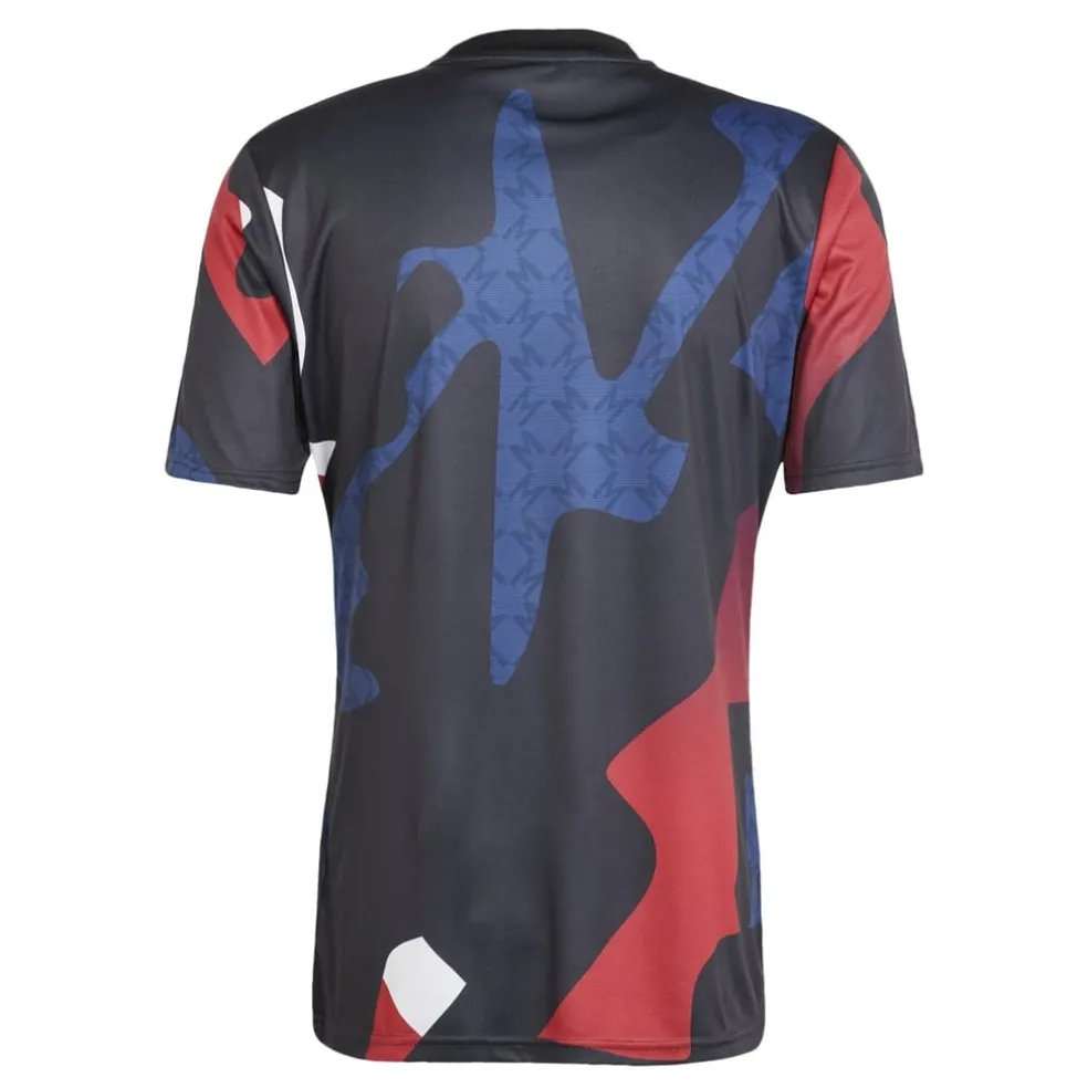 adidas Manchester United Prematch Shirt 2024 2025 Adults in Black