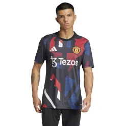 adidas Manchester United Prematch Shirt 2024 2025 Adults in Black