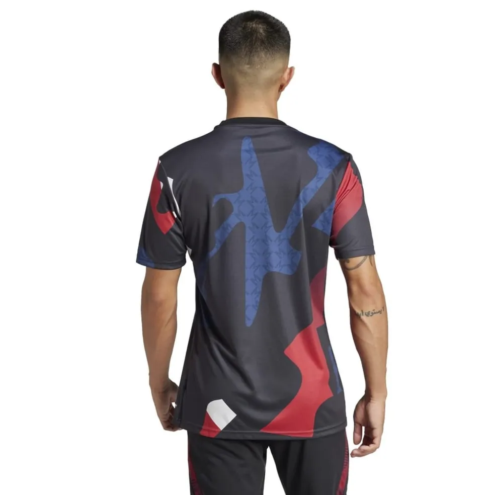 adidas Manchester United Prematch Shirt 2024 2025 Adults in Black