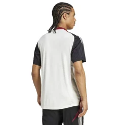 adidas Manchester United Training Shirt 2024 2025 Adults in Beige