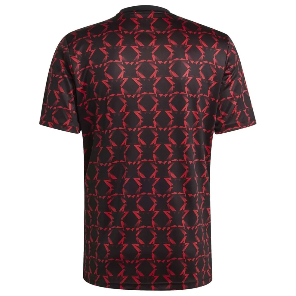 adidas Manchester United Pre Match Shirt 2024 2025 Adults in Black