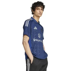 adidas Manchester United Away Shirt 2024 2025 Adults in Blue