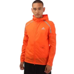 adidas Marathon Jacket in Orange