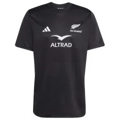 adidas Mens All Blacks Supporter T-Shirt in Black