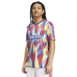 adidas Mens Arsenal Pre Match Shirt 2025 2026 in Blue