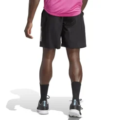 adidas Mens Club 3 Stripe Shorts in Black