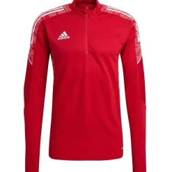 adidas Mens Condivo 21 Primeblue Presentation Track Top in red white
