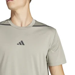 adidas Mens D4t Adistwo Tee Gym Top in Green