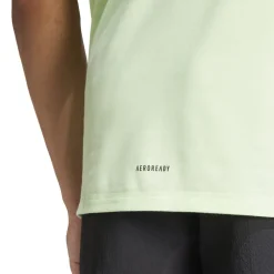 adidas Mens D4t Tee Gym Top in Green