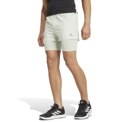 adidas Mens Hr 2in1 Sho Gym Shorts in Green