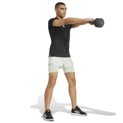 adidas Mens Hr 2in1 Sho Gym Shorts in Green