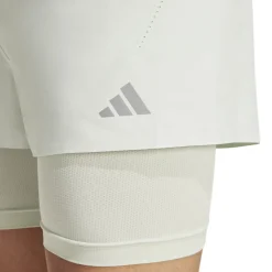 adidas Mens Hr 2in1 Sho Gym Shorts in Green