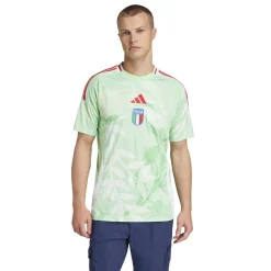 adidas Mens Italy Away Shirt 2025 in Green