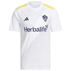 adidas Mens La Galaxy 24 25 Home Jersey in White