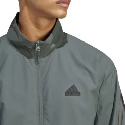 adidas Mens M Fi Wv Tt Tracksuit Top in Blue