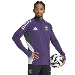 adidas Mens Manchester United Training Top 2025 2026 in Red