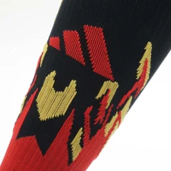 adidas Mens Multicolour Belgium Socks in Red yellow