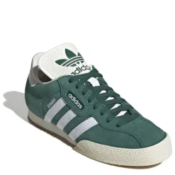 adidas Mens Originals Samba Suede Trainers in Green