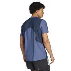 adidas Mens Otr B Cb Tee Running Top in Blue