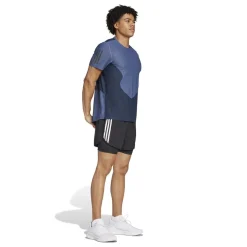 adidas Mens Otr B Cb Tee Running Top in Blue