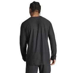 adidas Mens Own The Run Long Sleeve Top in Black