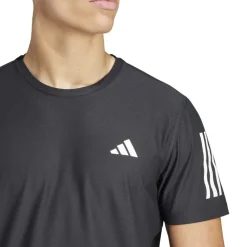 adidas Mens Own The Run T-Shirt in Black