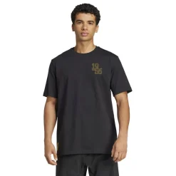 adidas Mens Real Madrid Ucl T-Shirt in Black