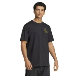 adidas Mens Real Madrid Ucl T-Shirt in Black