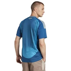 adidas Mens Sweden Away Football Shirt 2025 in Blue