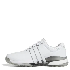 adidas Mens Tour360 25 Wide Spikeless Golf Shoes in White