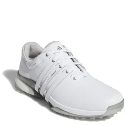 adidas Mens Tour360 25 Wide Spikeless Golf Shoes in White