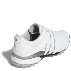 adidas Mens Tour360 25 Wide Spikeless Golf Shoes in White