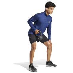 adidas Mens Train Essentials Training Long Sleeve Sweatshirt in Blue