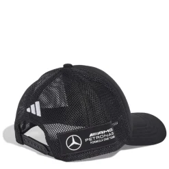 adidas Mercedes Amg Petronas Formula One Team Snapback Star Trucker Cap in Black