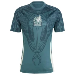 adidas Mexico Pre Match Shirt 2024 Adults in Green