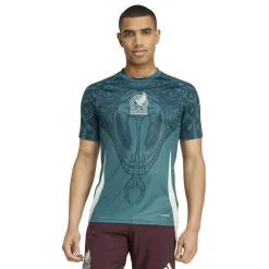 adidas Mexico Pre Match Shirt 2024 Adults in Green