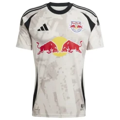 adidas New York Red Bulls Away Shirt 2025 2026 Adults in Beige