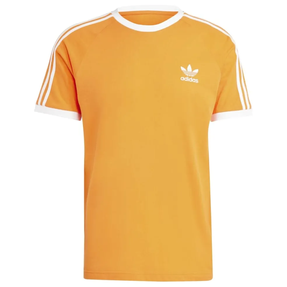 adidas Originals Adicolor Classics 3-Stripes T-Shirt in Orange