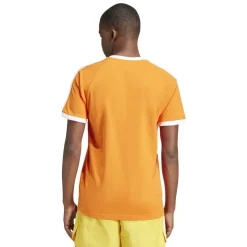 adidas Originals Adicolor Classics 3-Stripes T-Shirt in Orange