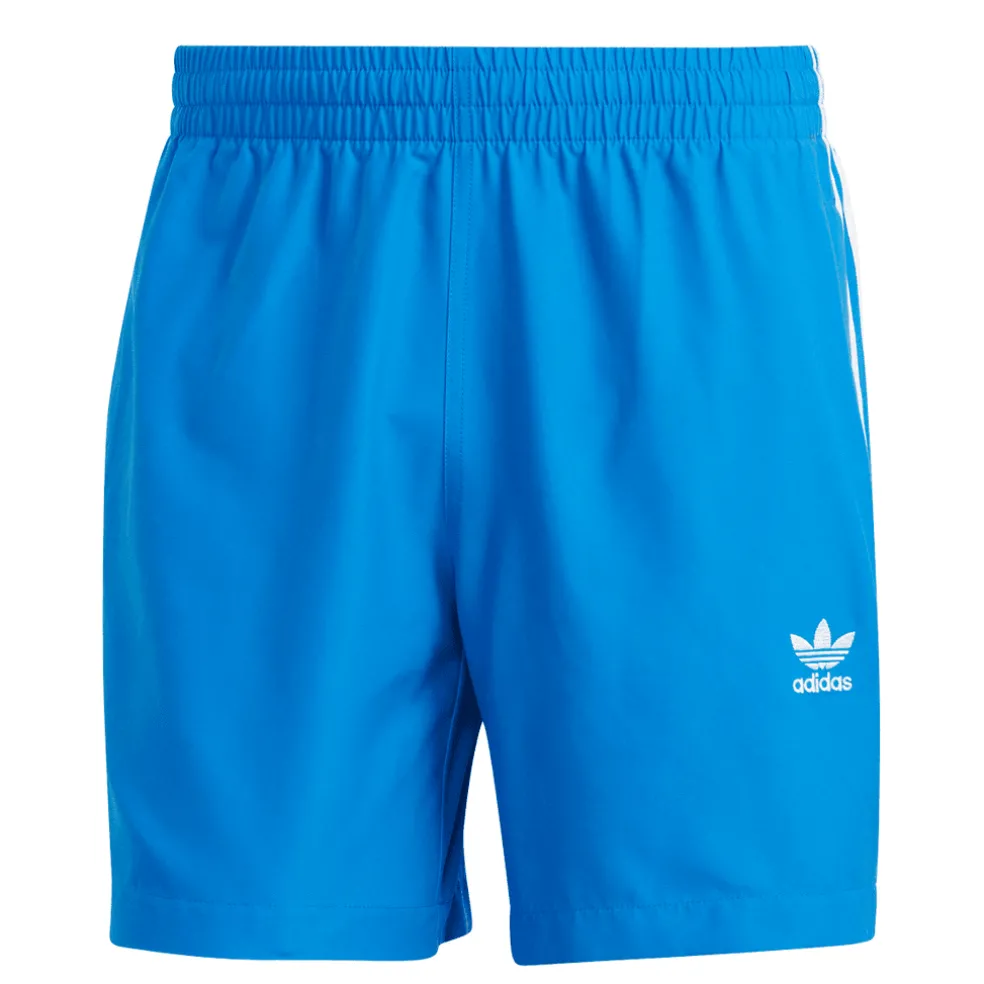 adidas Originals Adicolor 3-Stripes Swim Shorts in Blue