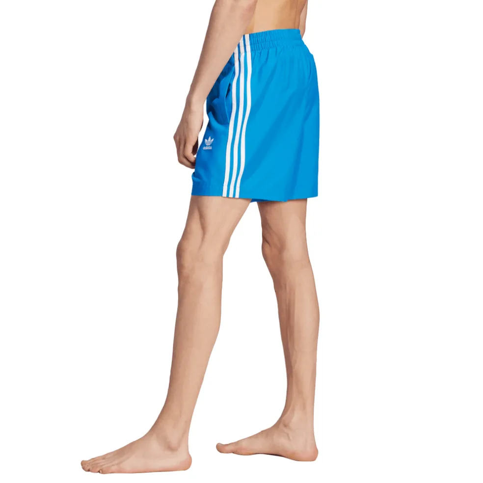 adidas Originals Adicolor 3-Stripes Swim Shorts in Blue