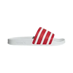 adidas Originals Adilette Slide Sandals in Red