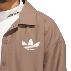 adidas Originals Coach Overshirt in Brown