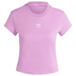 adidas Originals Essentials Slim-Fit T-Shirt in Purple