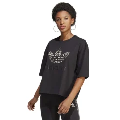 adidas Originals Graphic T-Shirt in Black