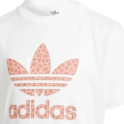 adidas Originals Infant Animal Graphic Print T-Shirt in White