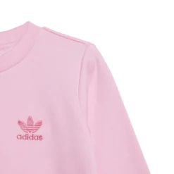 adidas Originals Infant Adicolor Crew Set in Pink