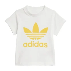 adidas Originals Infant Adicolor Shorts & T-Shirt Set in Gold