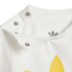 adidas Originals Infant Adicolor Shorts & T-Shirt Set in Gold