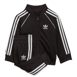 adidas Originals Infant SST Tracksuit in Black-White